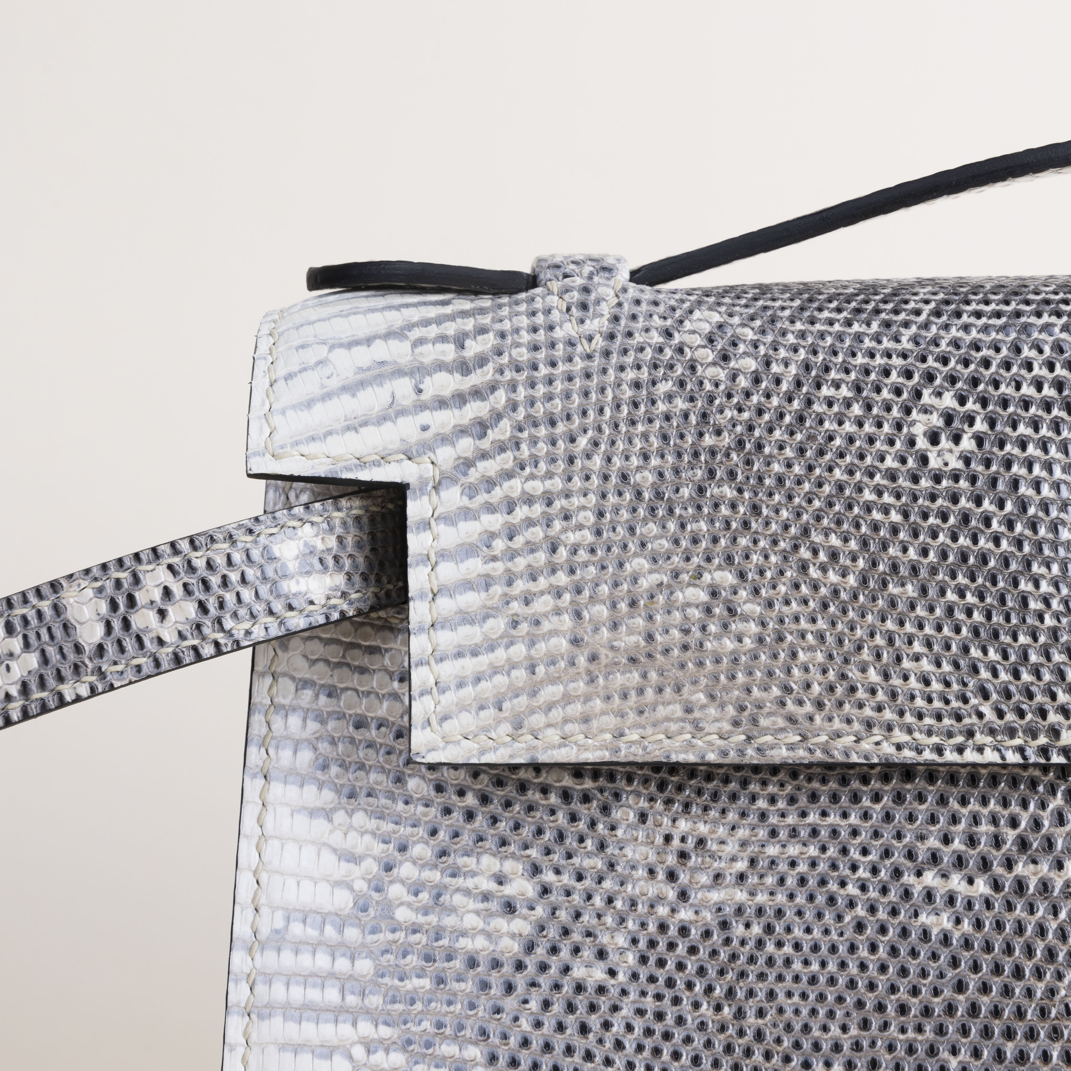 Kelly Pochette Lizard Skin 1B Ombré PHW