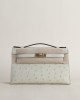 Kelly Pochette Ostrich 3C Parchemin GHW