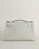 Kelly Pochette Ostrich 3C Parchemin GHW