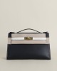 Kelly Pochette Swift 89 Noir  01 Blanc GHW