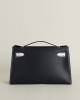 Kelly Pochette Swift 89 Noir  01 Blanc GHW