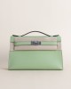 Kelly pochette Swift 3I Vert criquet PHW