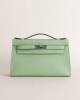 Kelly pochette Swift 3I Vert criquet PHW