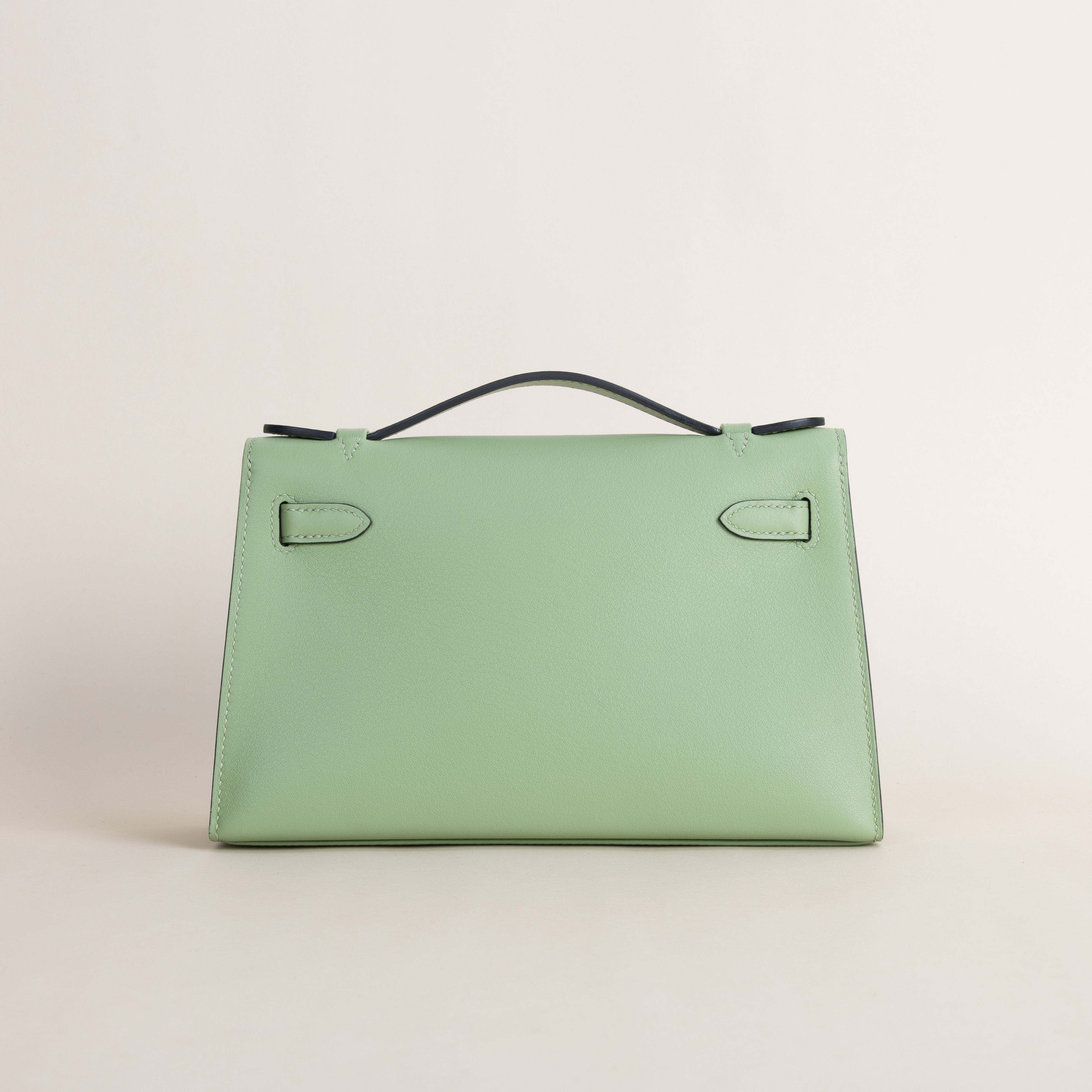 Kelly pochette Swift 3I Vert criquet PHW