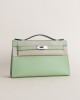 Kelly pochette Swift 3I Vert criquet PHW