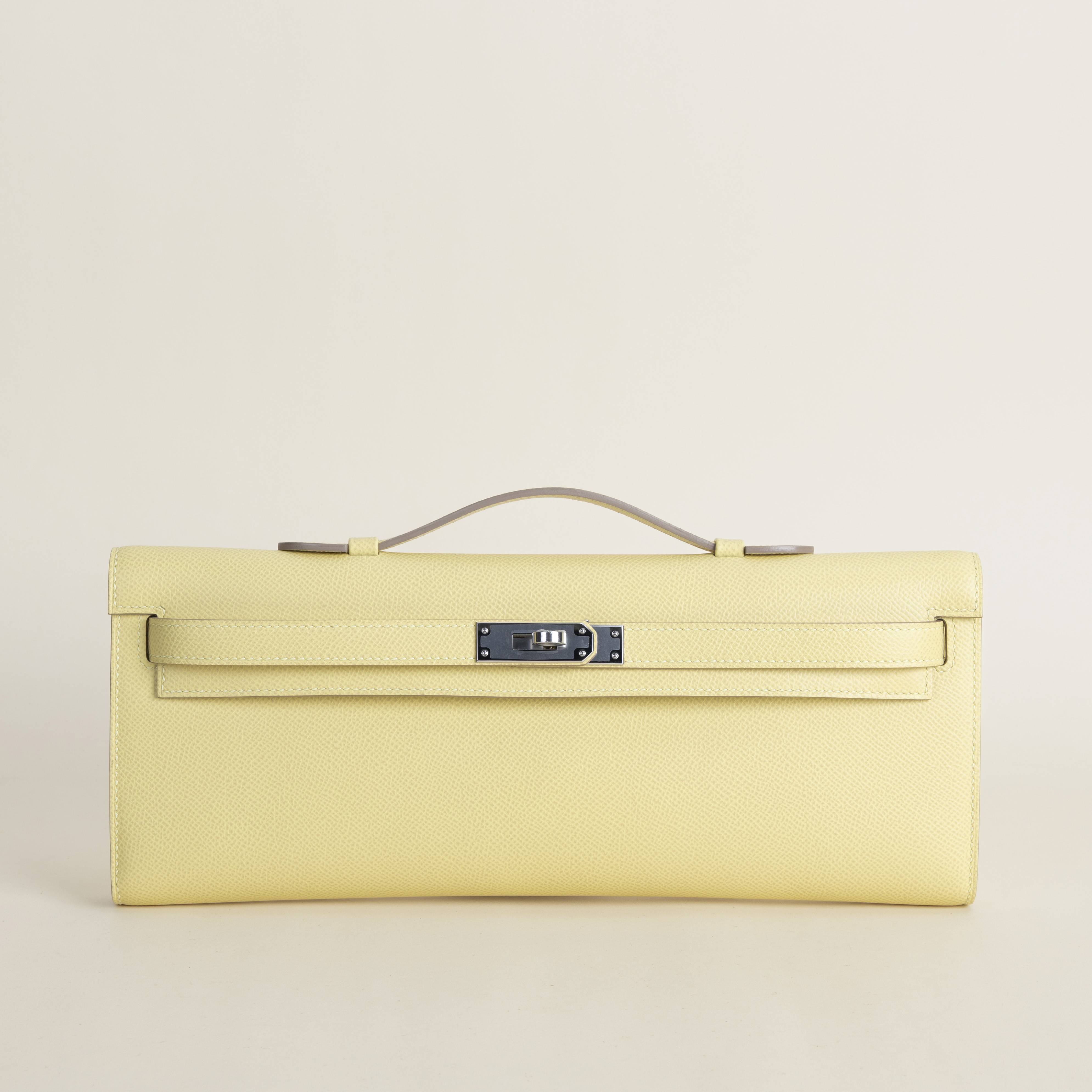 Kelly Cut Epsom 1Z Jaune Poussin PHW