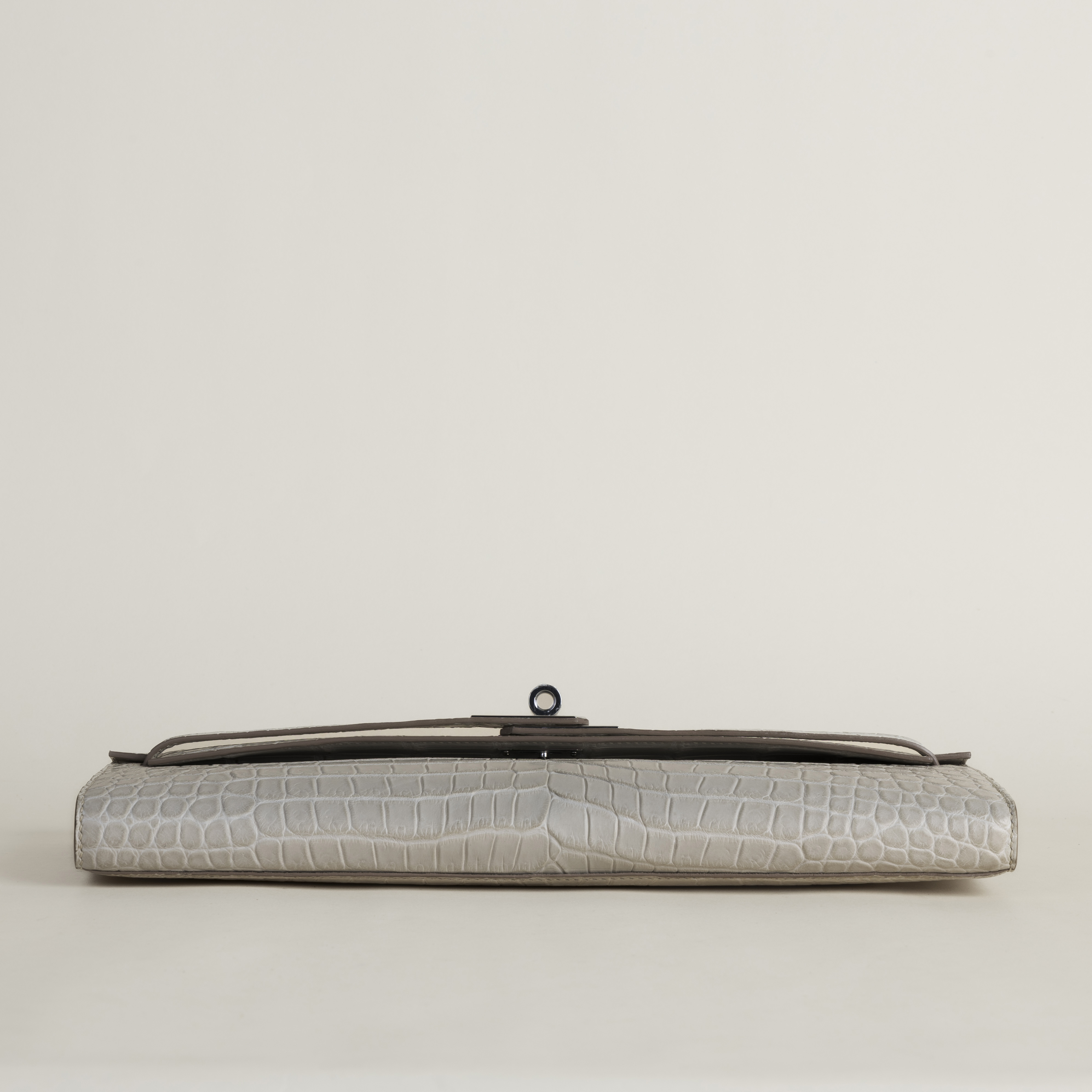 Kelly Cut Matte Porosus Crocodile 8L Beton PHW