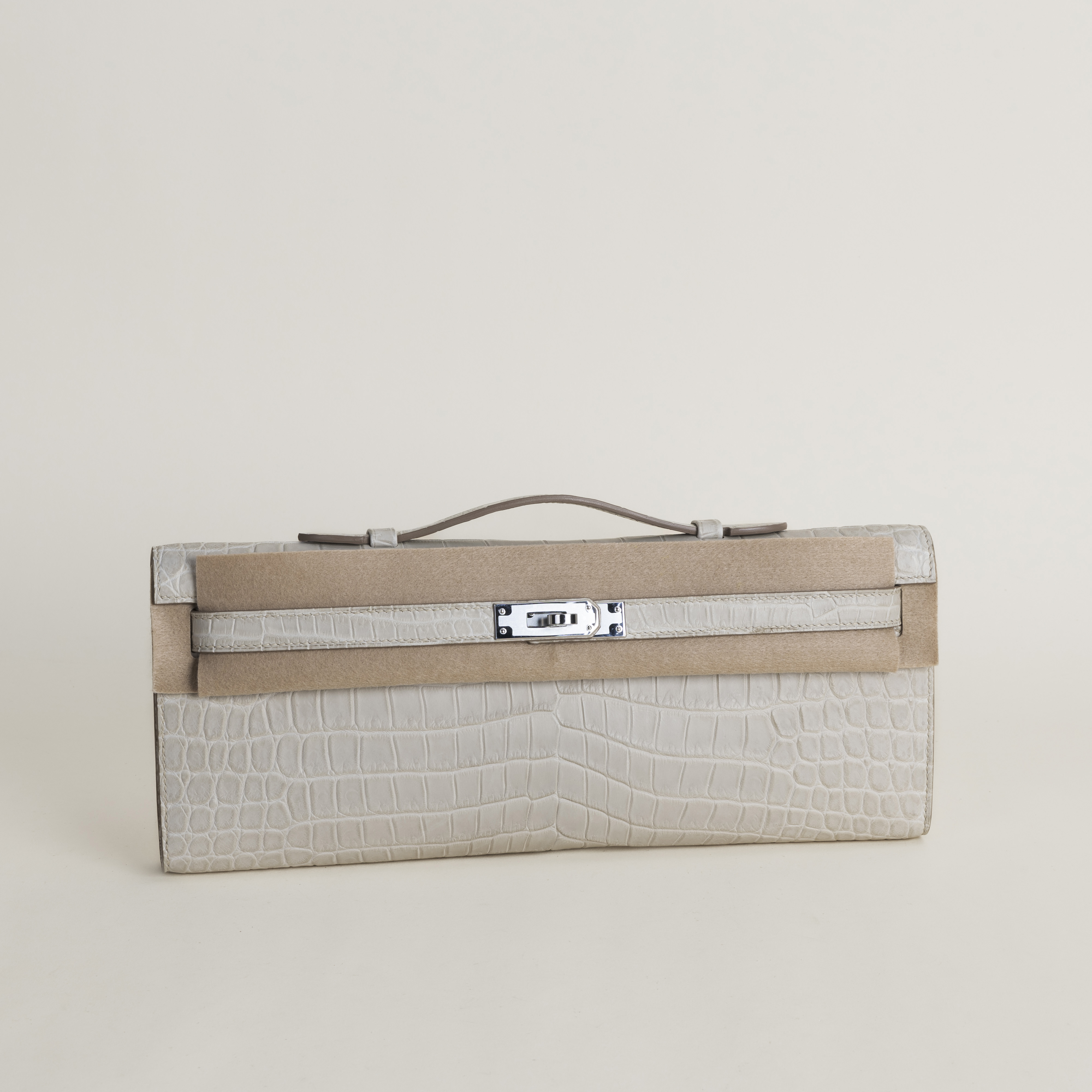 Kelly Cut Matte Porosus Crocodile 8L Beton PHW