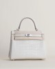 Kelly25 matte alligator crocodile 8L Beton PHW
