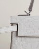 Kelly25 matte alligator crocodile 8L Beton PHW
