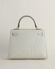 Kelly25 Ostrich 3C Parchemin GHW