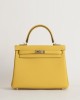 Kelly25 Togo 9D Jaune amber GHW
