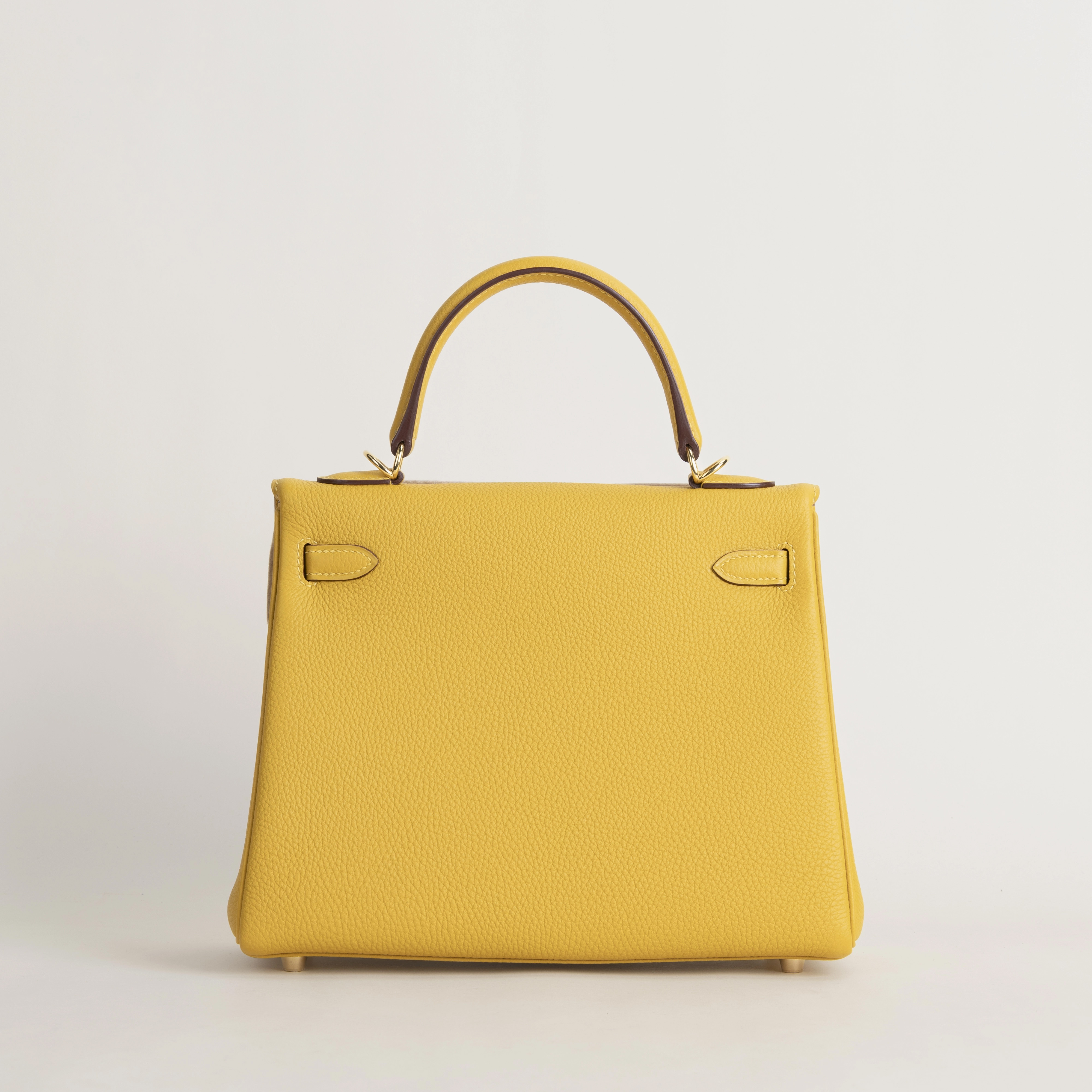 Kelly25 Togo 9D Jaune amber GHW