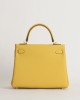 Kelly25 Togo 9D Jaune amber GHW