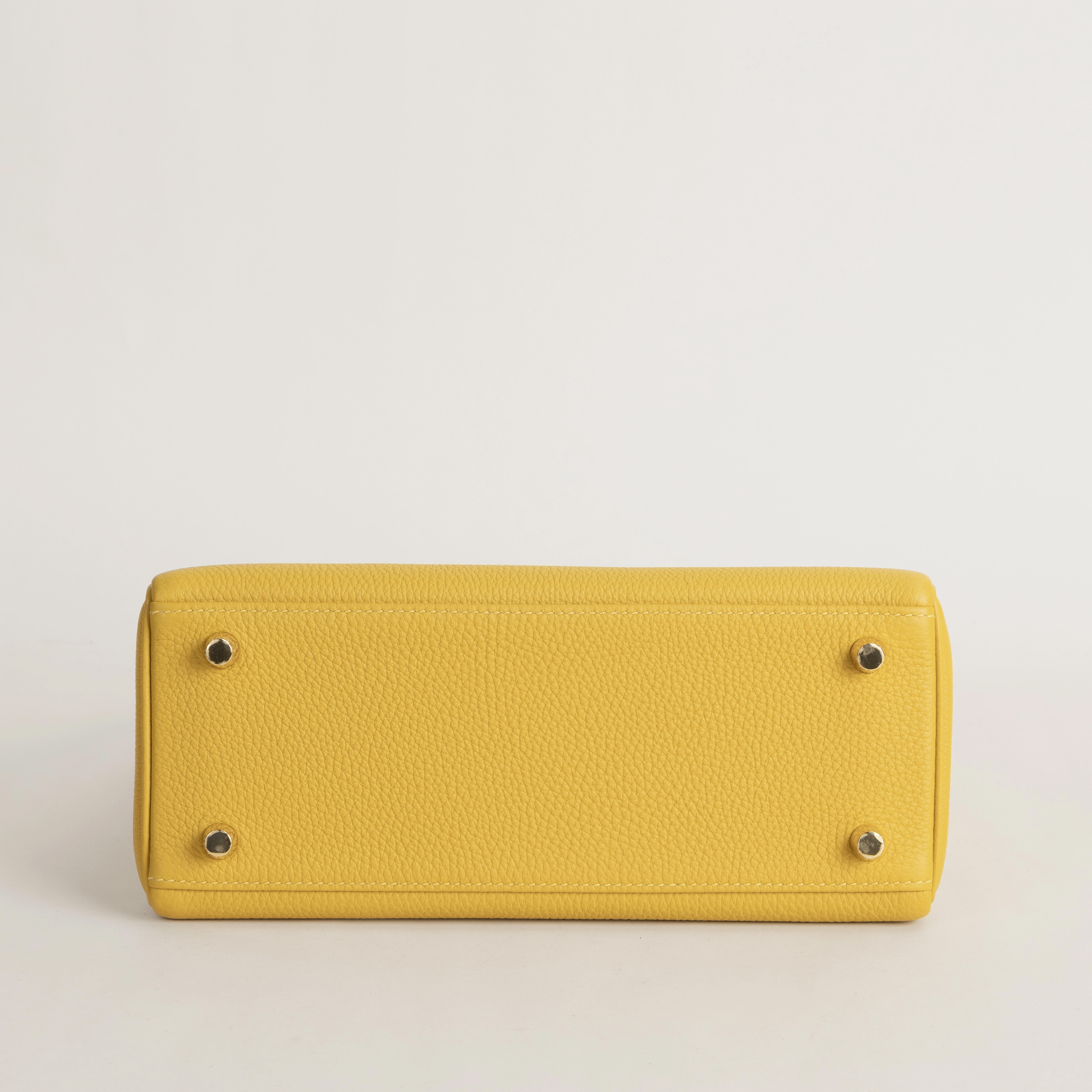 Kelly25 Togo 9D Jaune amber GHW