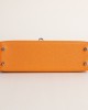 Mini kelly Chevre J9 Feu Orange PHW