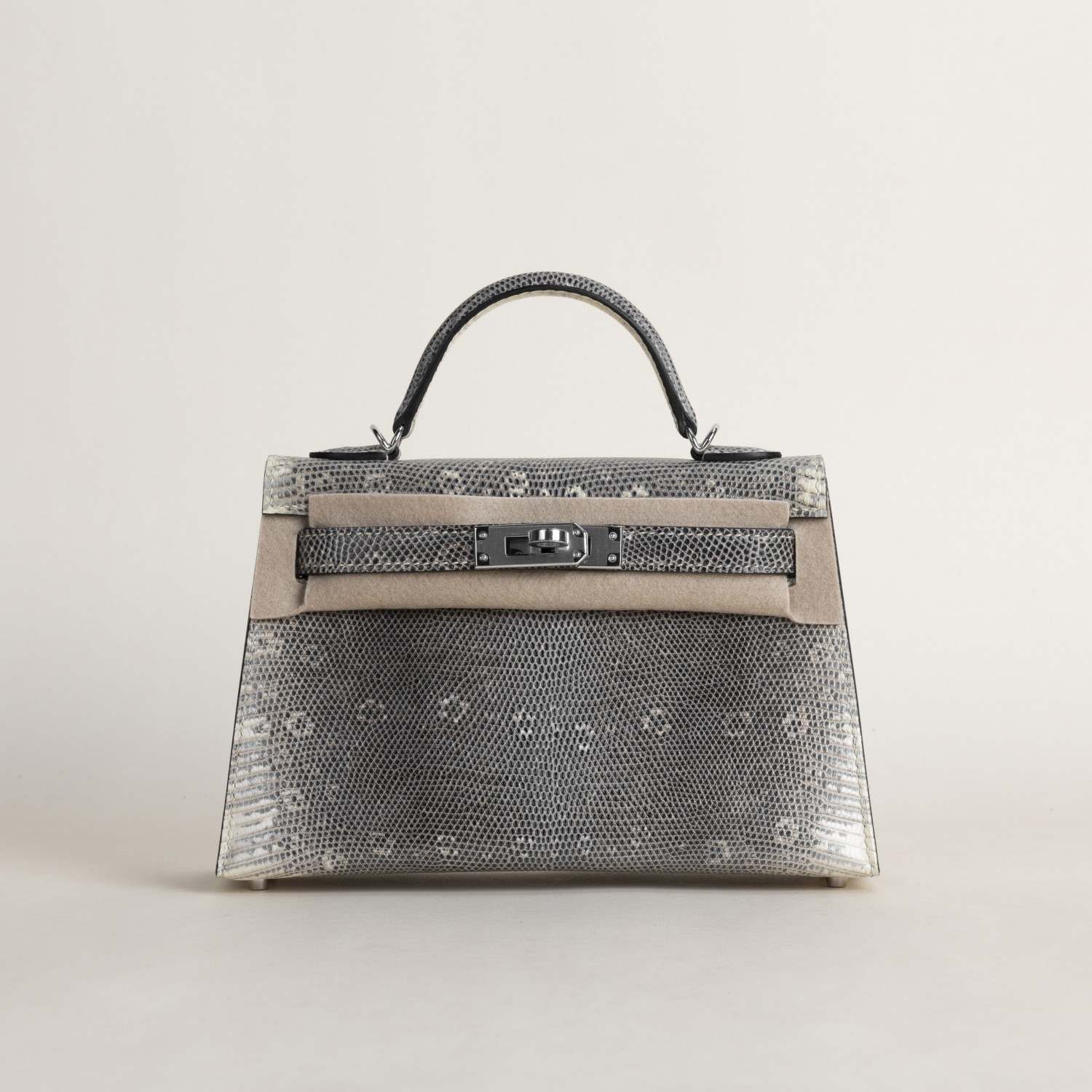 Mini Kelly II Lizard Skin 1B Ombre PHW