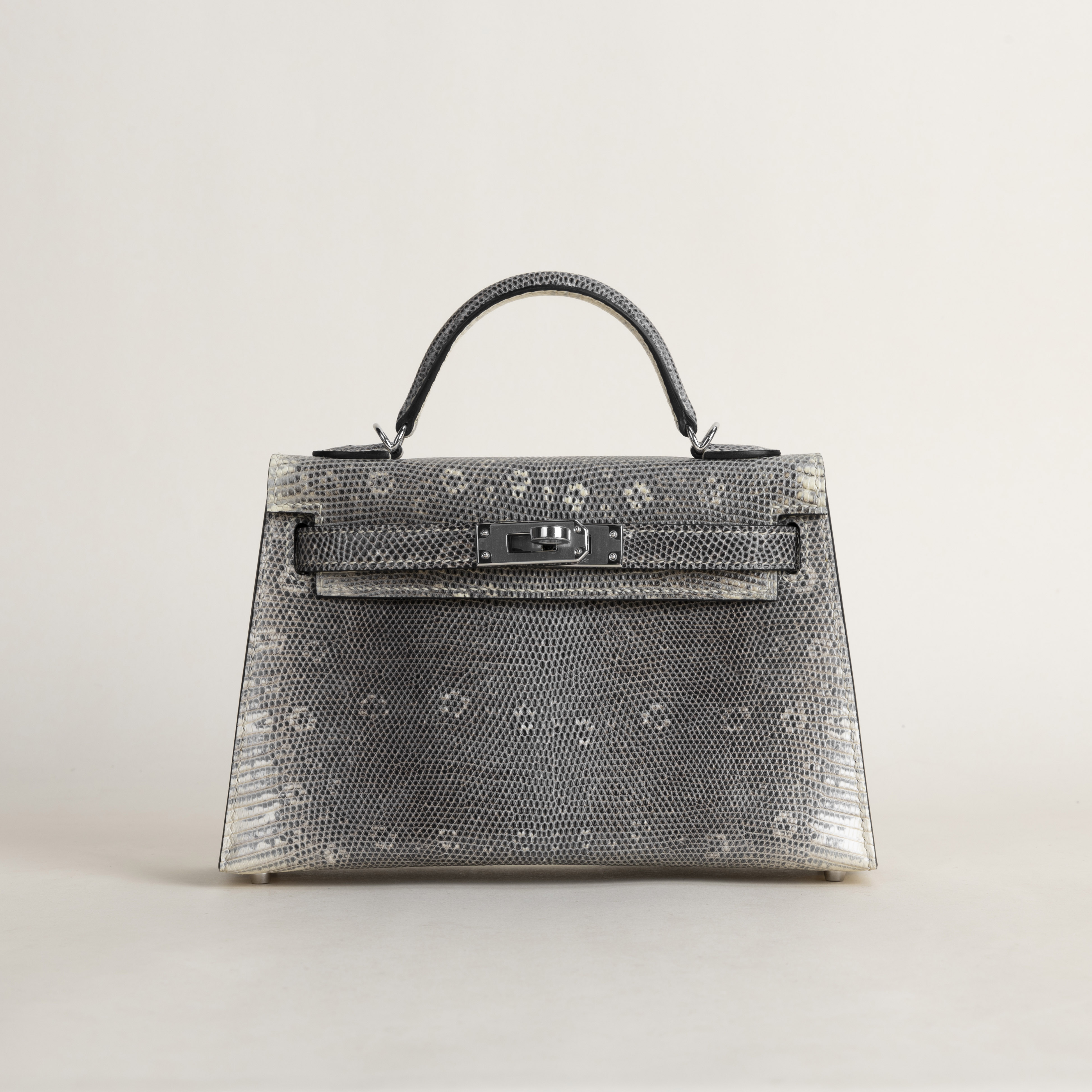 Mini Kelly II Lizard Skin 1B Ombre PHW
