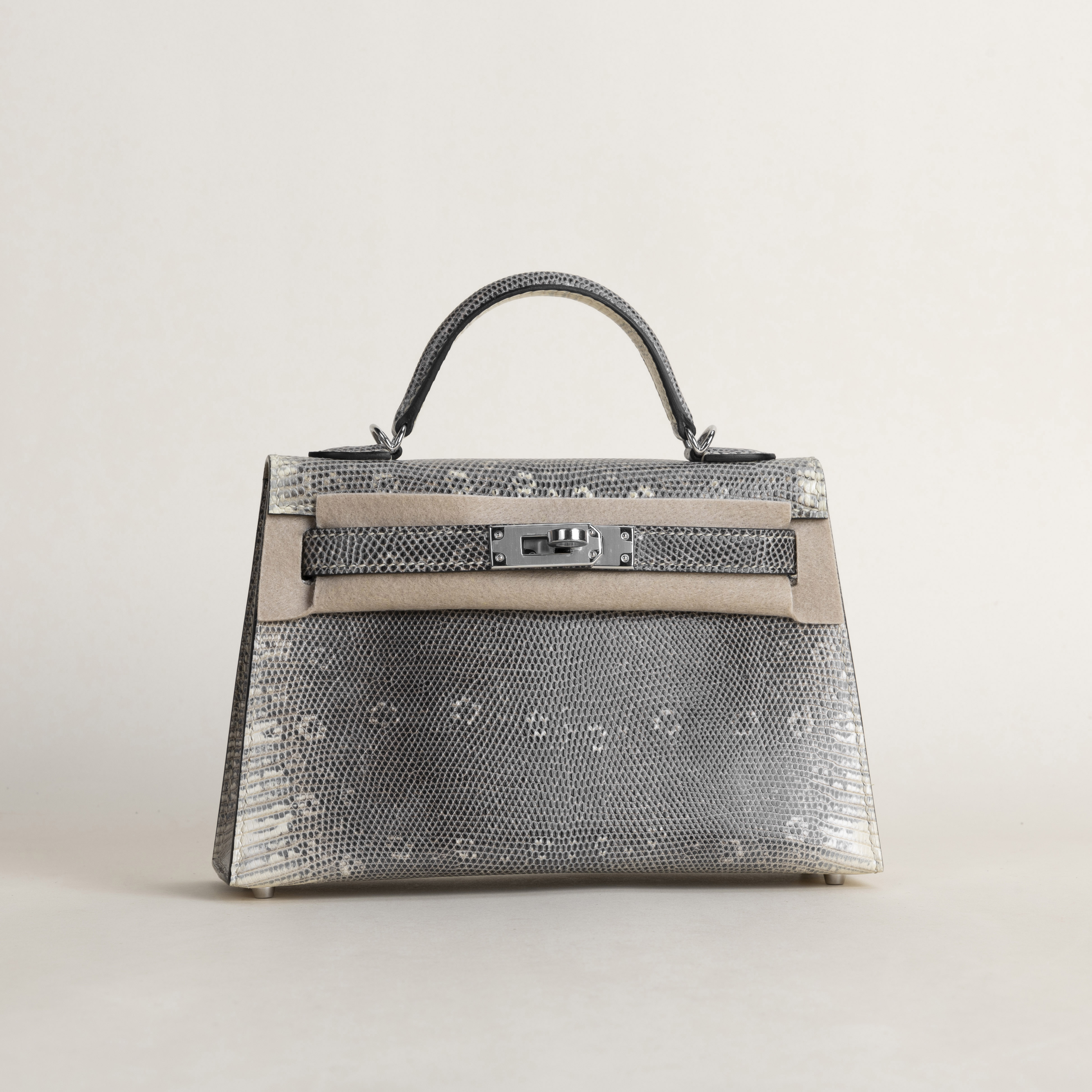 Mini Kelly II Lizard Skin 1B Ombre PHW