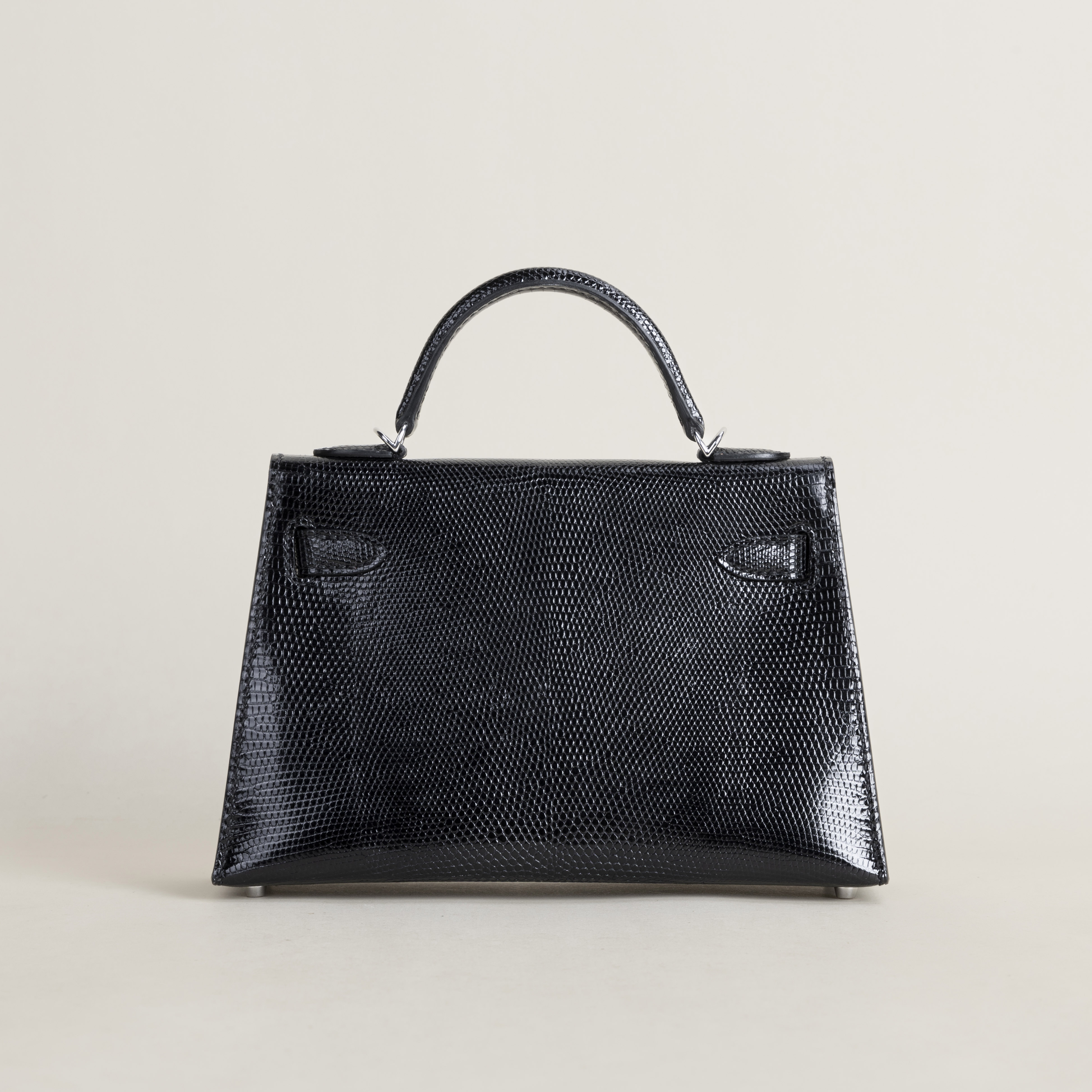 Mini Kelly II Lizard ck89 Noir pHW