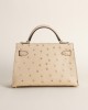 Mini kelly Ostrich Chai ghw