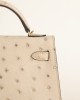 Mini kelly Ostrich Chai ghw