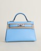 Mini Kelly II Epsom 7N Celeste PHW