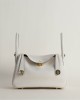 Lindy 26cm Clemence leather CC10 craie GHW
