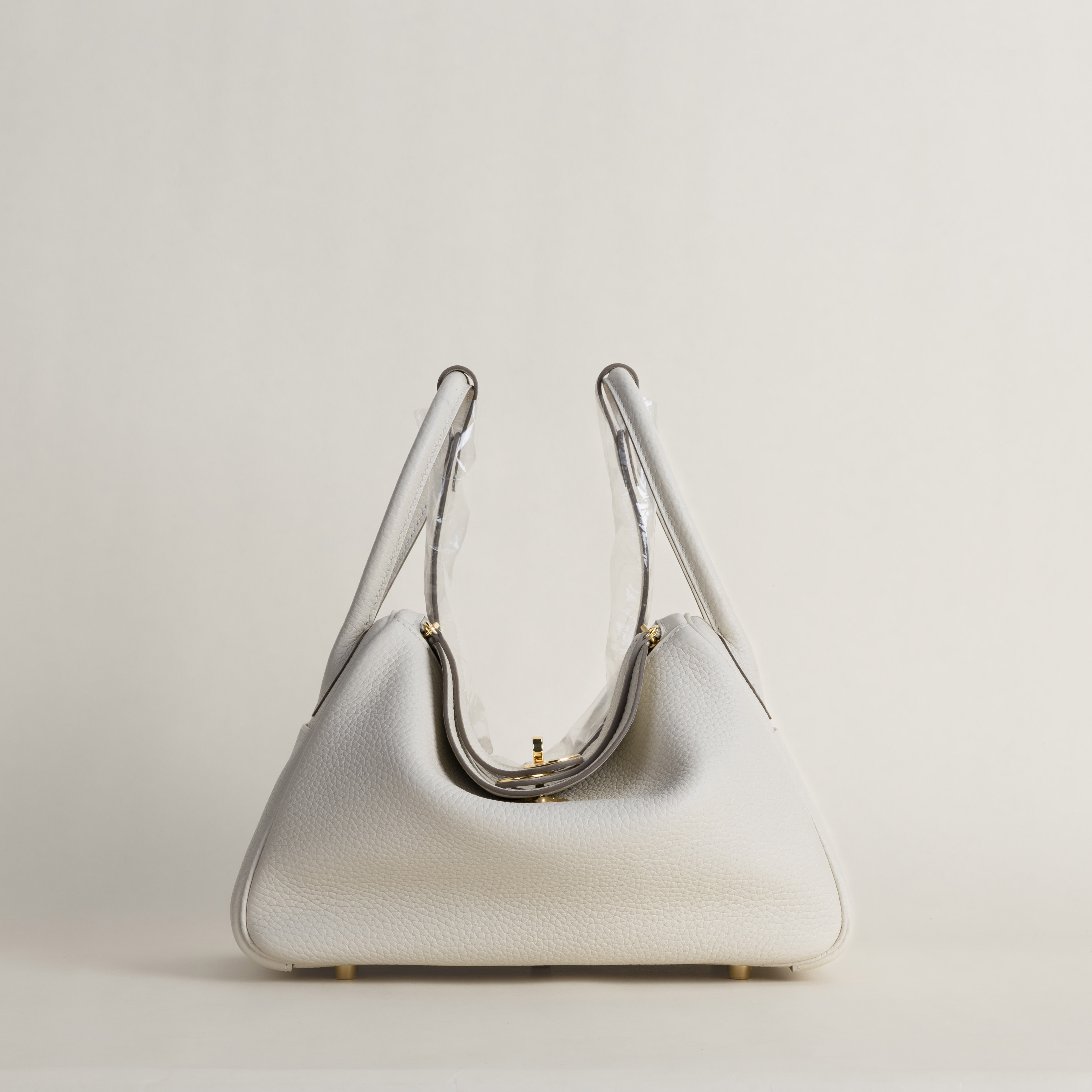 Lindy 26cm Clemence leather CC10 craie GHW