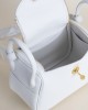 Mini Lindy Clemence leather 01 Blanc GHW