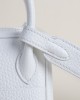Mini Lindy Clemence leather 01 Blanc GHW