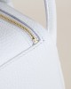 Mini Lindy Clemence leather 01 Blanc GHW