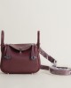 Mini Lindy Clemence leather 55 Rouge h PHW