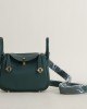 Mini Lindy Clemence leather Z6 Malachite GHW