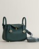 Mini Lindy Clemence leather Z6 Malachite GHW