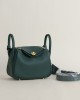 Mini Lindy Clemence leather Z6 Malachite GHW