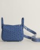 Mini Lindy Ostrich leather O8 Bleu Royal PHW