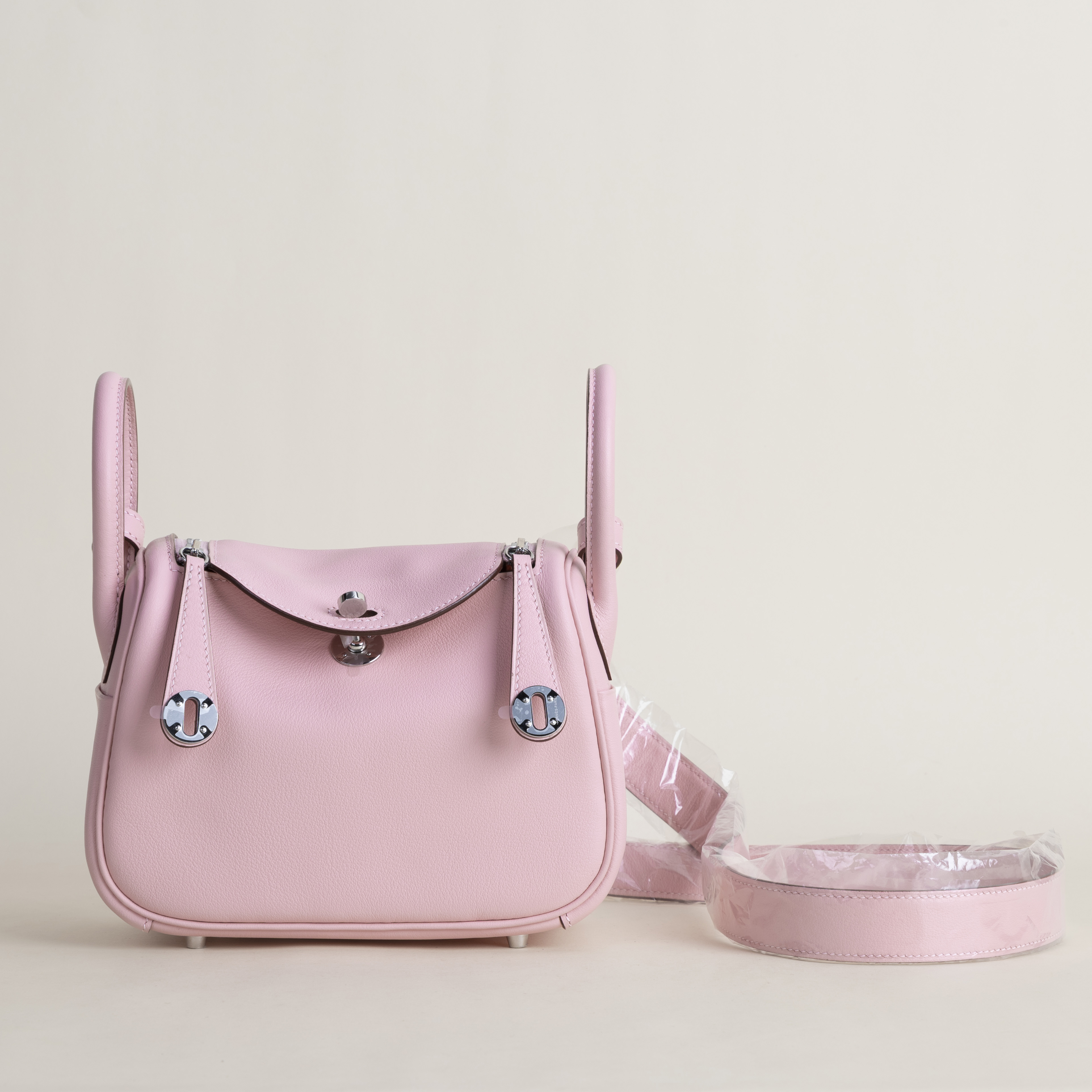 Mini Lindy Swift leather 3Q Rose sakura PHW